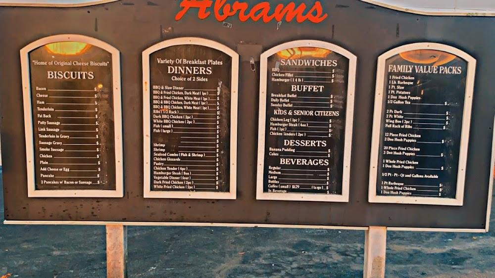 Abrams Bar-B-Q & Seafood Bbq