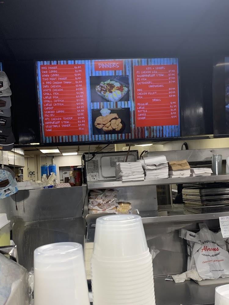 Abrams Bar-B-Q & Seafood Menu image 3